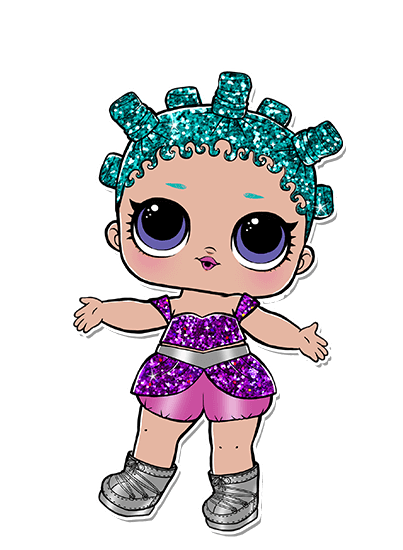 lol muñecas glitter