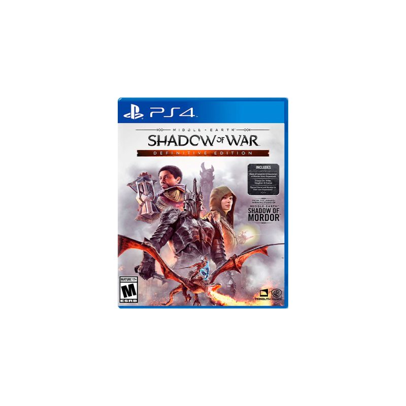 Middle Earth Shadow Of War Definitive Edition PS4