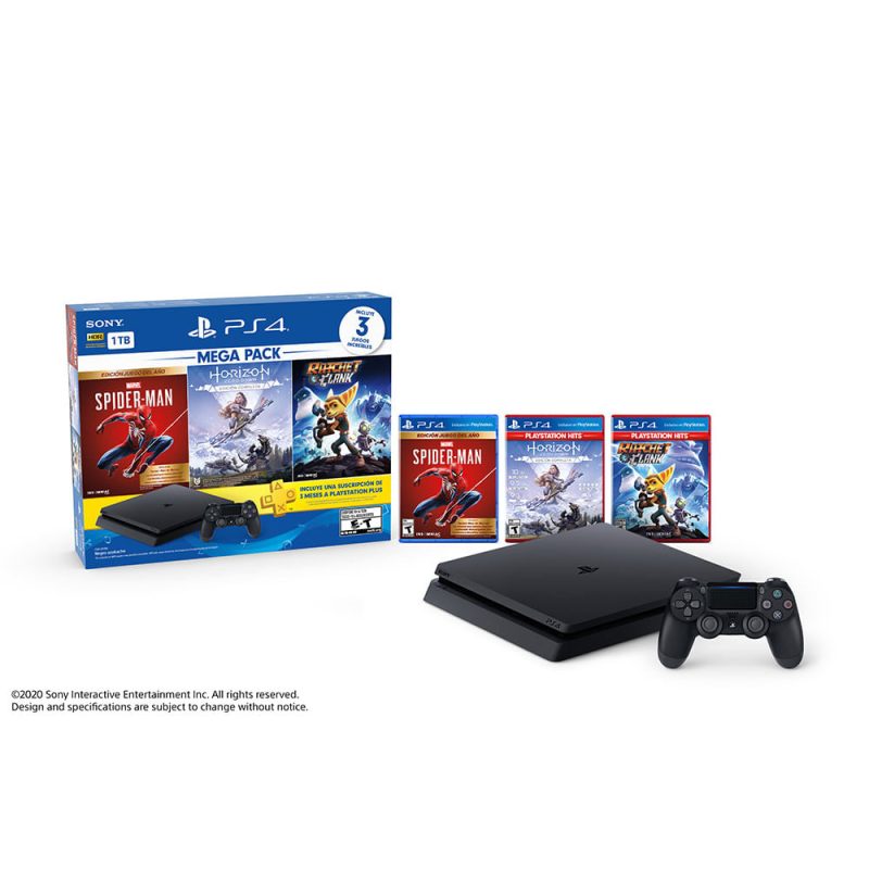 Consola Ps4 Slim 1 Tb Mega Pack 15