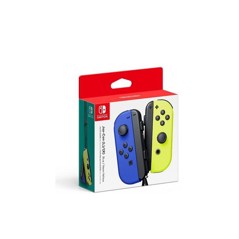Joy-Con NSW PowerA Neon Azul y Amarillo - Imagen 3