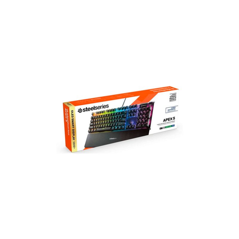 Teclado PC Steelseries Apex 5 Negro