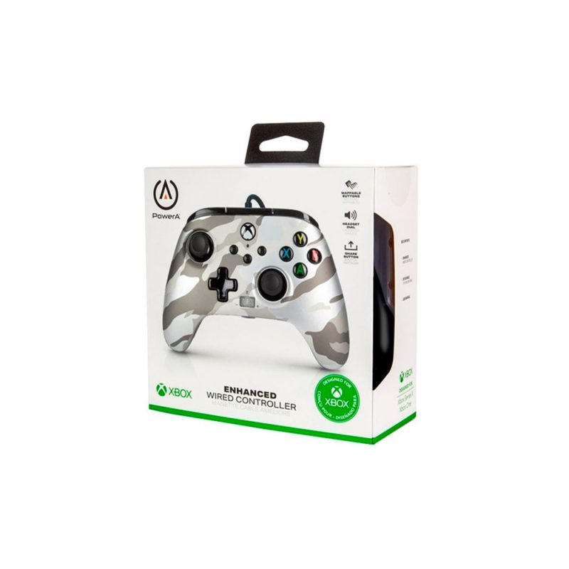 Joystick XSX PowerA Metallic Arctic Camuflado - Imagen 2