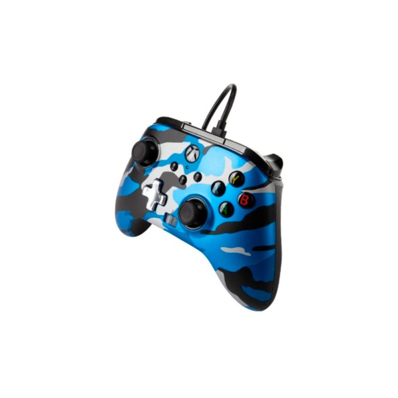 Joystick XSX PowerA Metallic Blue Camuflado - Imagen 2