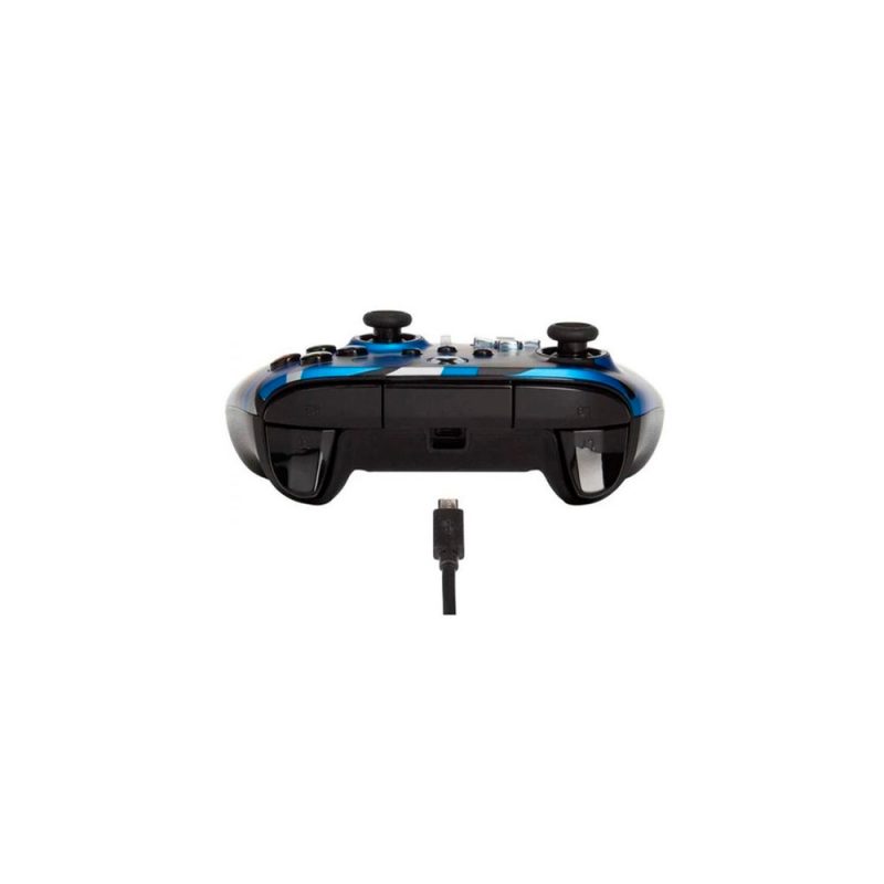 Joystick XSX PowerA Metallic Blue Camuflado - Imagen 3