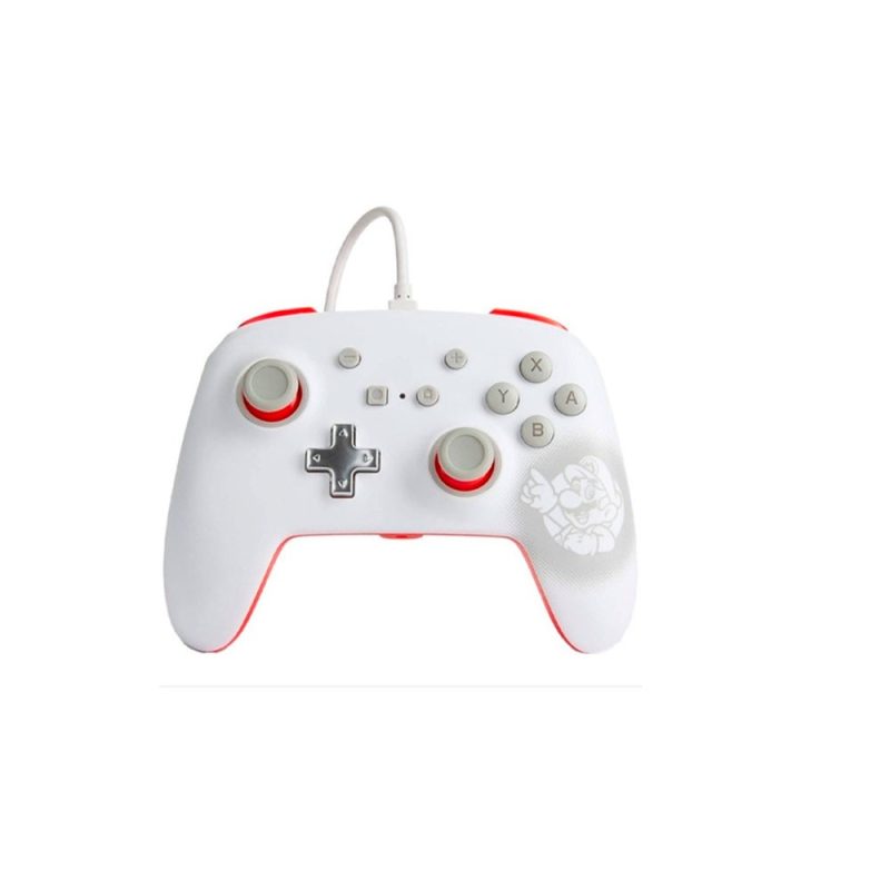 Joystick NSW PowerA Enhanced Mario Blanco