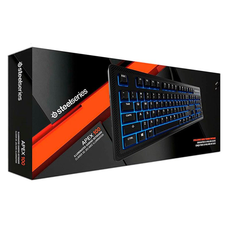 Teclado PC SteelSeries Apex 100 US Negro