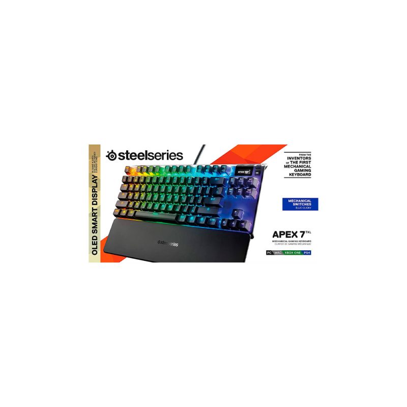 Teclado PC SteelSeries Apex 7 TKL Red - Imagen 4