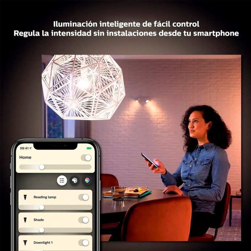 Kit Philips Hue 3 Lamparas Wca + Bridge + 2 Dim Switch