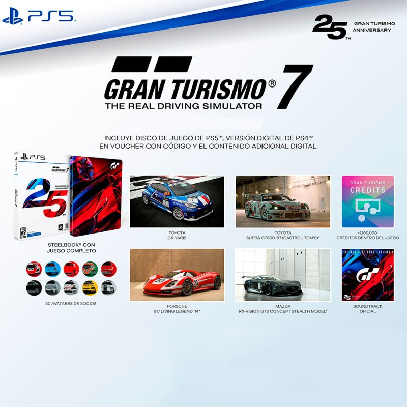 Gran Turismo 7 25th Anniversary Edition Ps5 Ps4 - Imagen 4