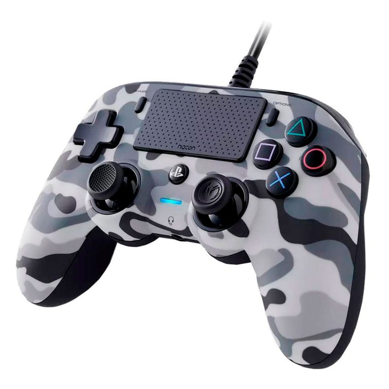 Joystick Ps4 Nacon Pro Compact Camuflado Gris