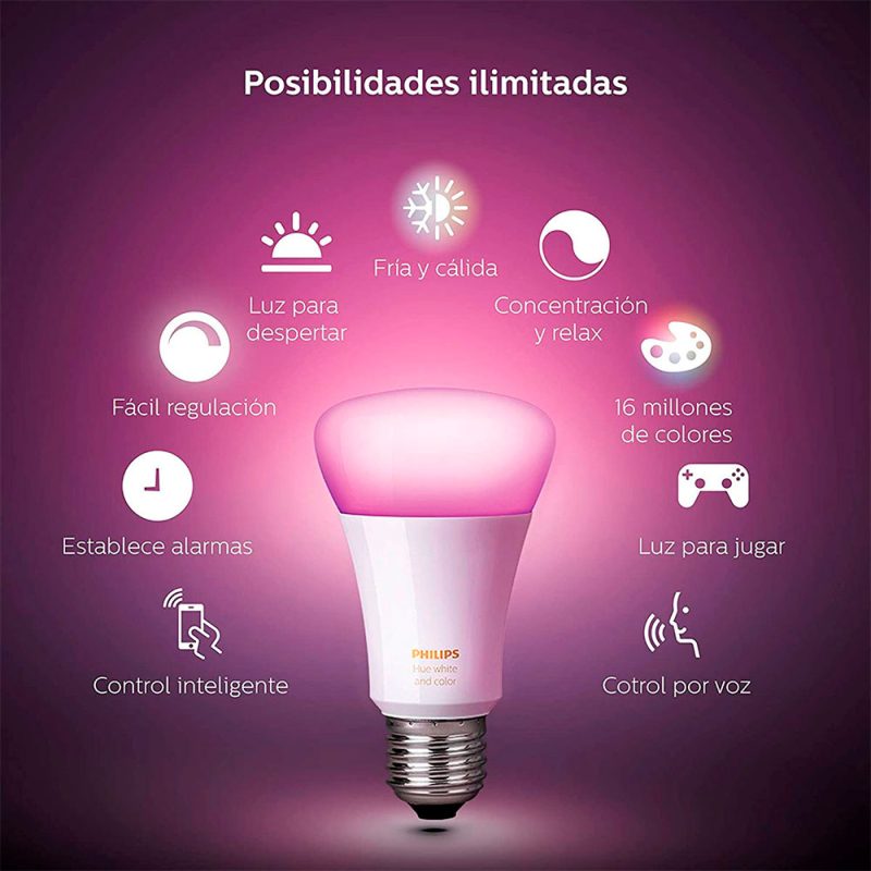 KIT-PHILIPS-HUE-3-LAMPARAS-WCA-+-BRIDGE