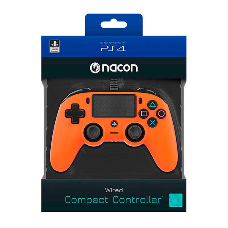 Joystick Ps4 Nacon Pro Compact Naranja
