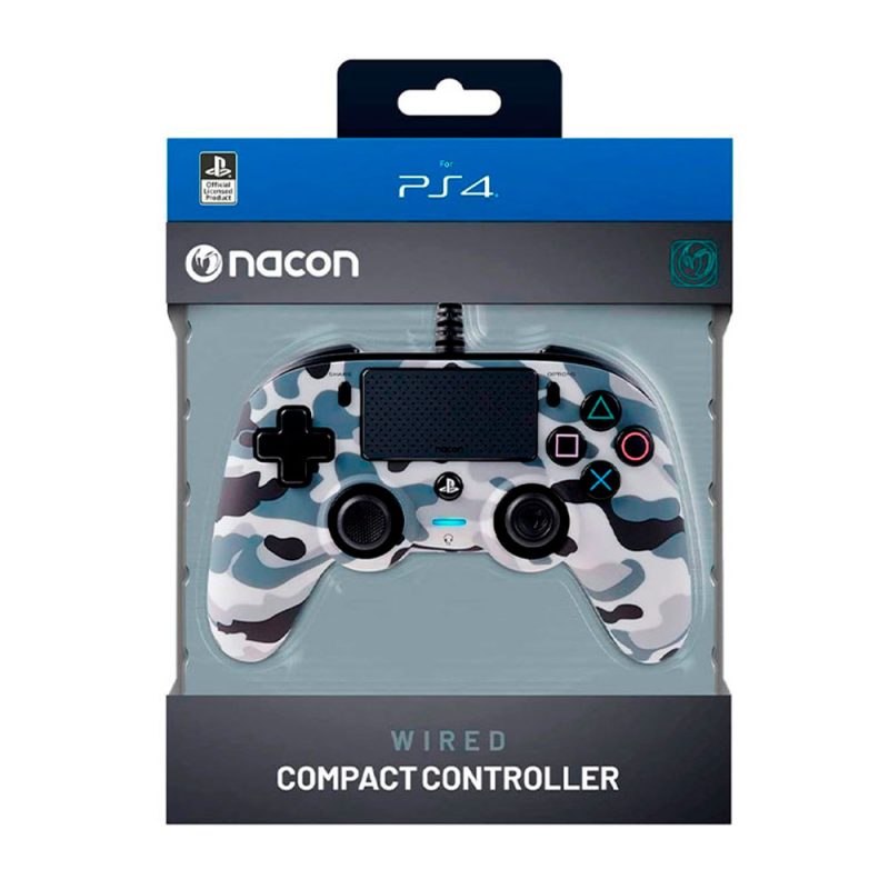 Joystick Ps4 Nacon Pro Compact Camuflado Gris