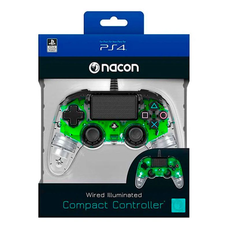 Joystick PS4 Nacon Pro Compact Cristal Verde
