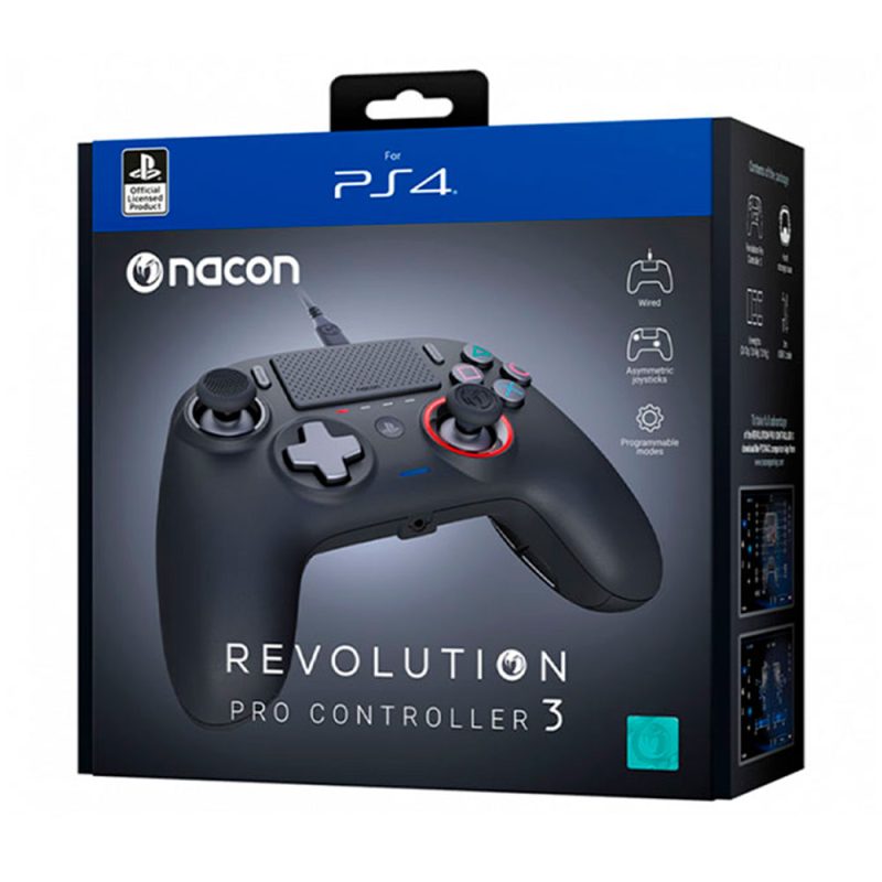 Joystick Ps4 Nacon Revolution Pro V3 Negro - Imagen 6