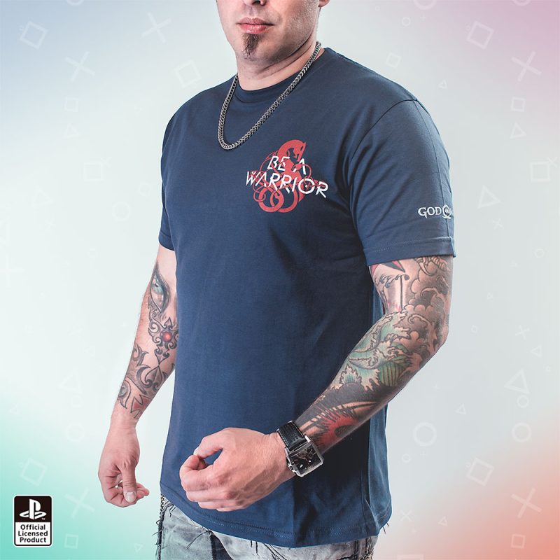 Remera God Of War Be a Warrior Unisex Gris Oscuro M