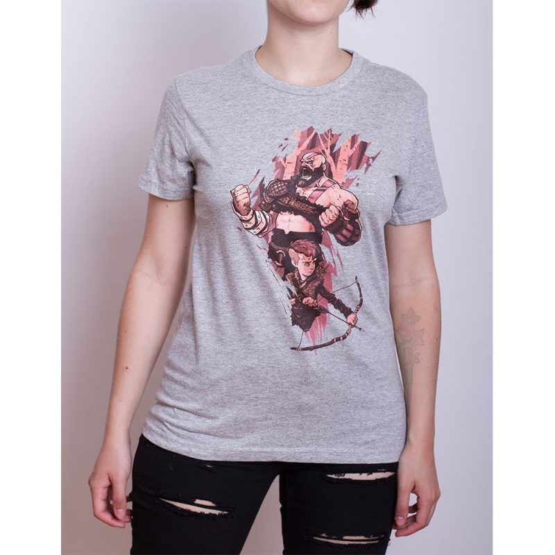 Remera God Of War God And Son Unisex Melange XL