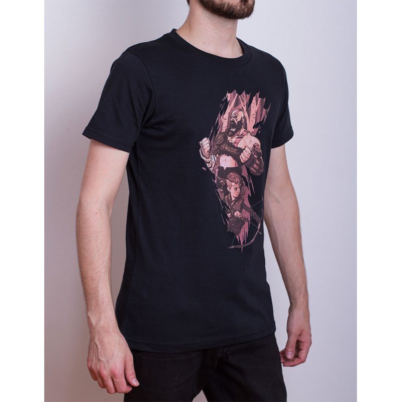 Remera God Of War - God And Son - Unisex Negra XS