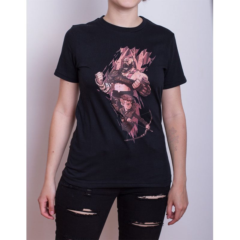 Remera God Of War - God And Son - Unisex Negra XS