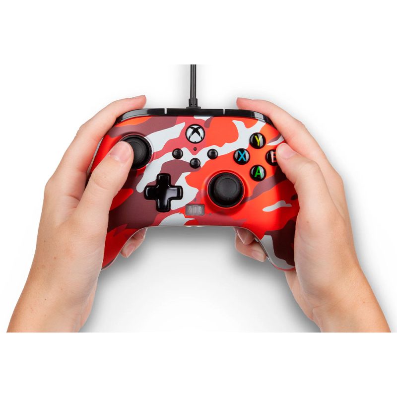 Joystick XSX Powera Metallic Red Camo