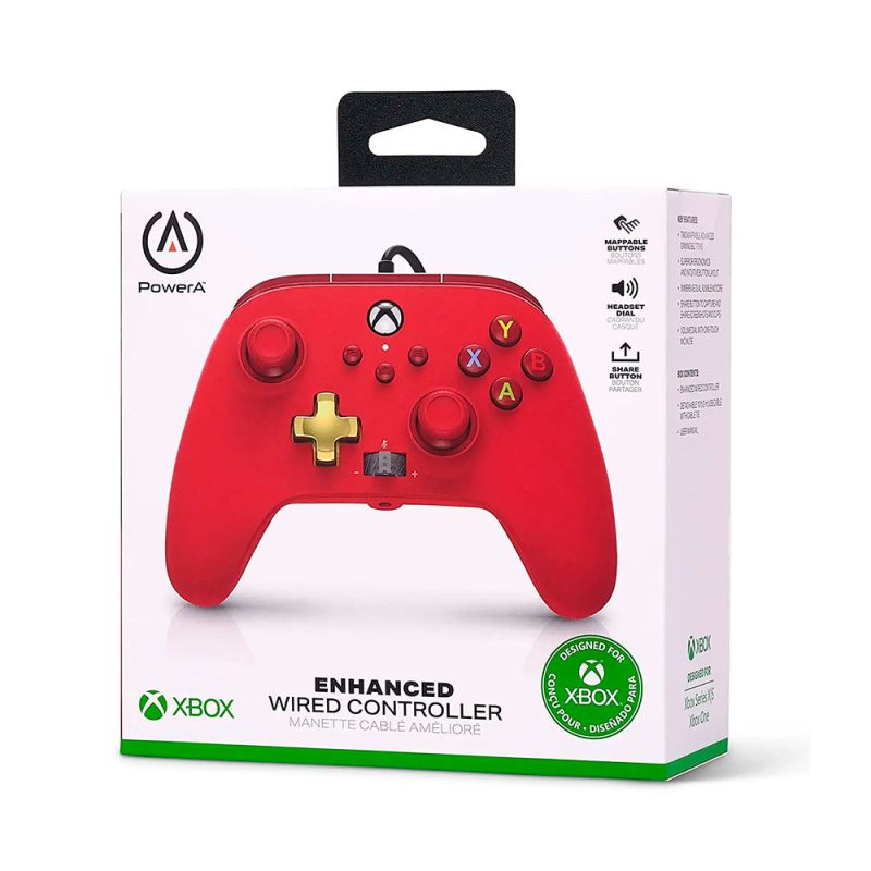 Joystick XSX Powera Enhanced Red