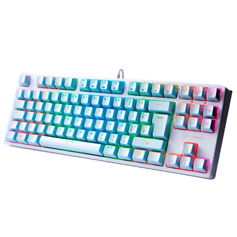Teclado PC VSG Alnitak Blanco Kailh Blue 80% - Imagen 4