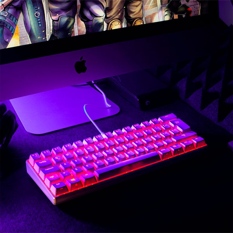Teclado PC VSG Mintaka Blanco Kailh Blue 60%
