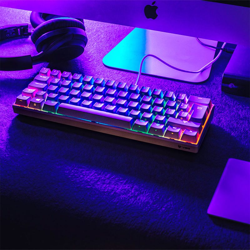 Teclado PC VSG Mintaka Blanco Kailh Blue 60%
