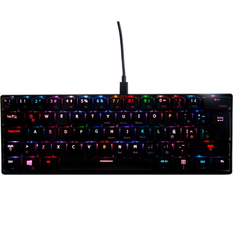 Teclado PC VSG Mintaka Negro Kailh Blue 60%