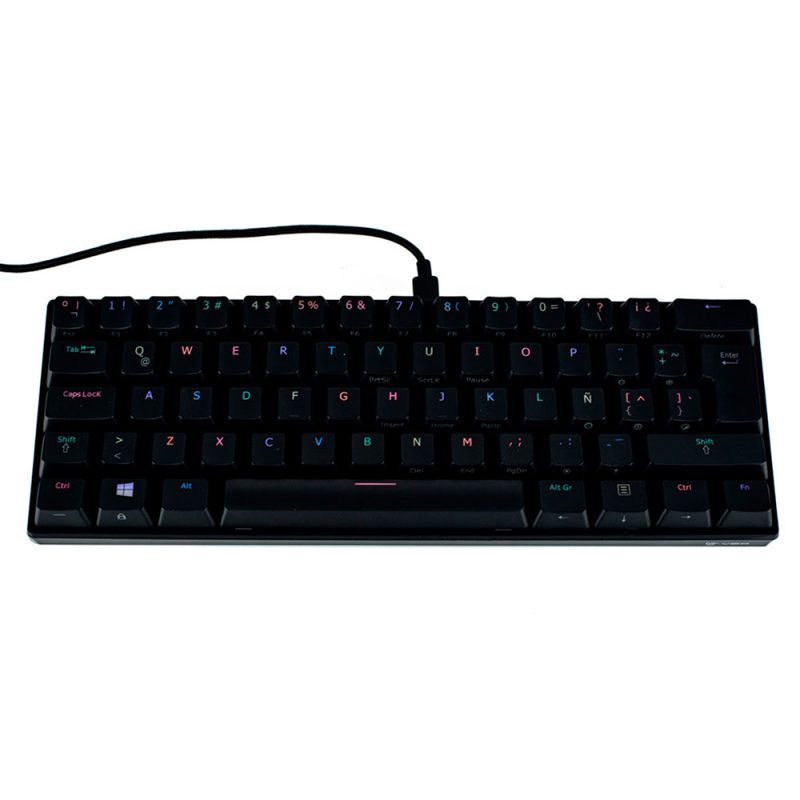Teclado PC VSG Mintaka Negro Kailh Blue 60%