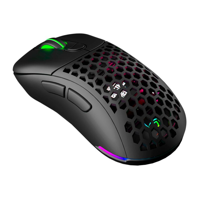 Mouse Pc Vsg Aquila Fly Negro Mate Inalambrico - Imagen 2