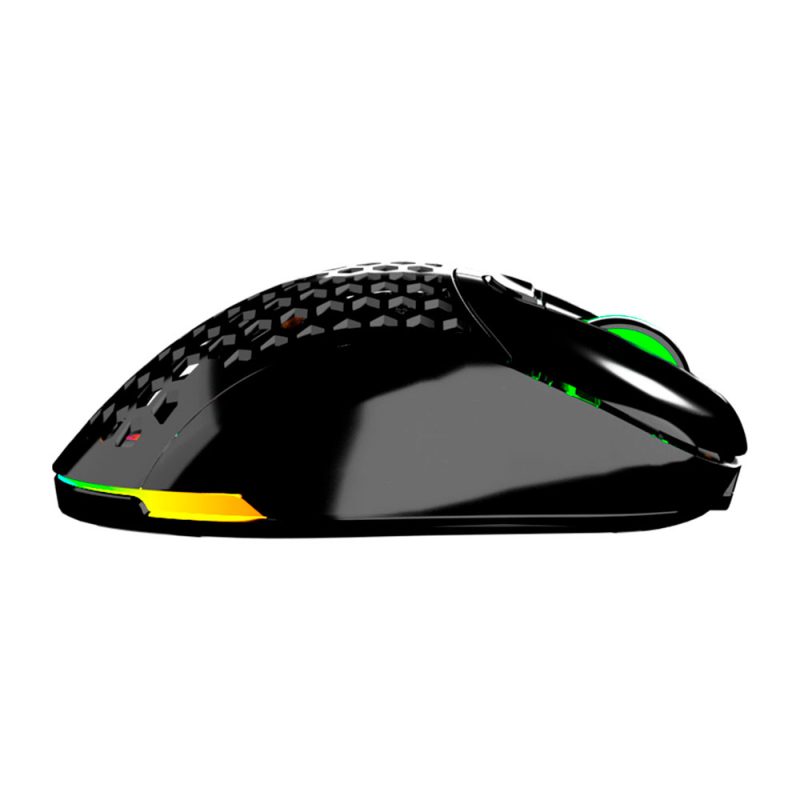Mouse PC VSG Aquila Fly Negro Brillante Inalambrico