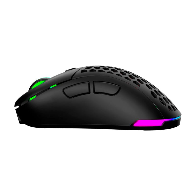 Mouse Pc Vsg Aquila Fly Negro Mate Inalambrico - Imagen 5