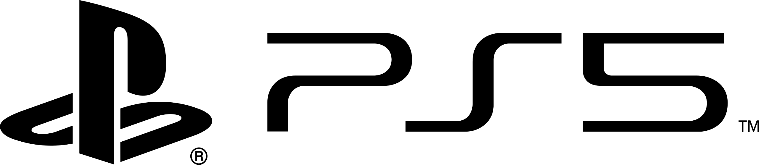 PS5 Logo black