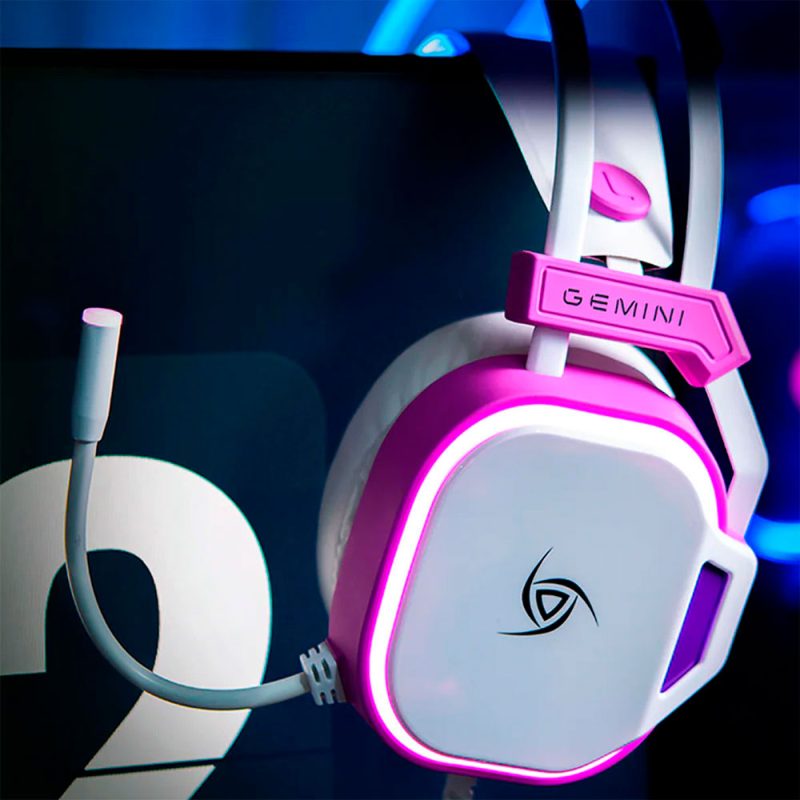 Auriculares PC VSG Gemini Blanco - Imagen 5
