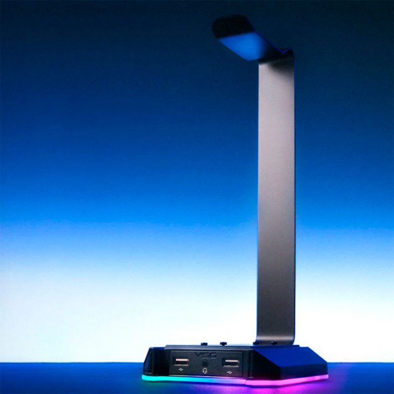 Soporte Para Auriculares VSG Atlas Negro Rgb - Imagen 4