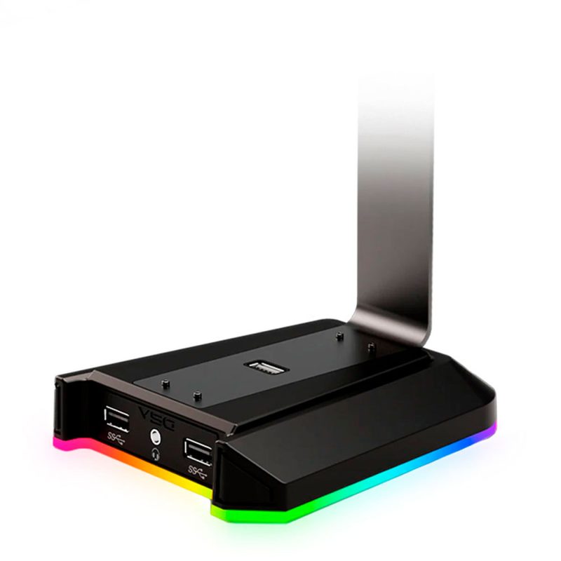 Soporte Para Auriculares VSG Atlas Negro Rgb - Imagen 3