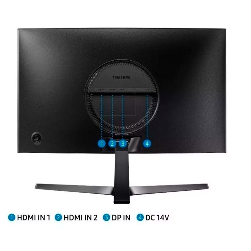 Monitor Samsung Gaming 24 Fhd 144hz Curvo Negro - Imagen 4
