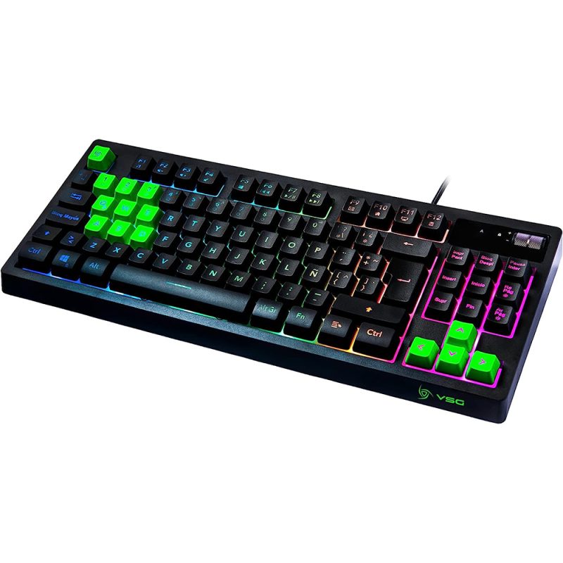 Teclado Membrana TKL VSG Pulsar Negro
