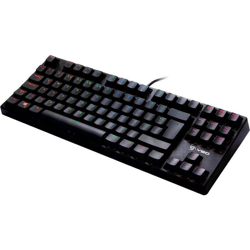 Teclado Mecánico TKL Vsg Alnitak Negro Kailh Red