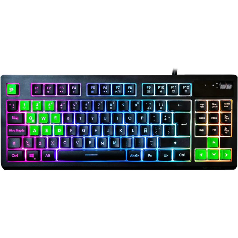 Teclado Membrana TKL VSG Pulsar Negro - Imagen 2