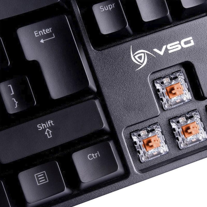 Teclado Mecánico 100% VSG Alnilam Negro Kailh Brown
