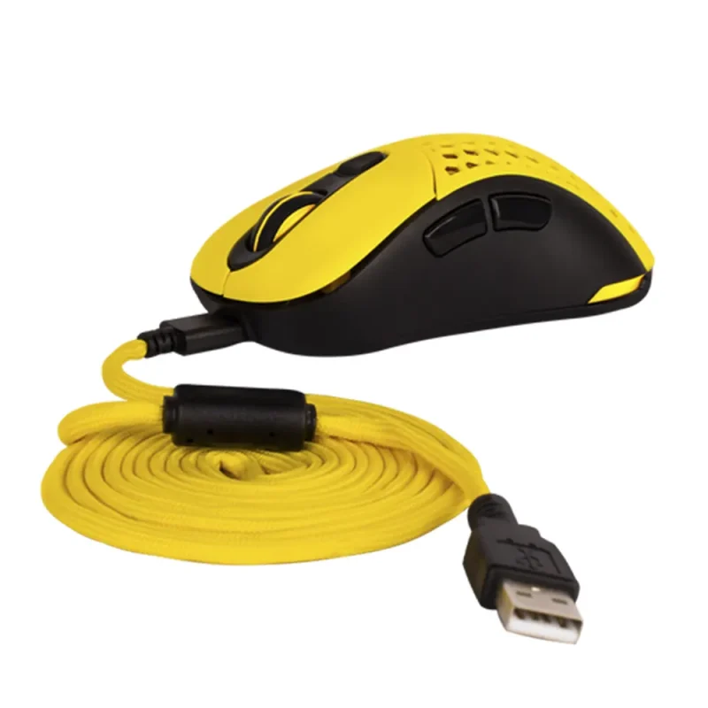 Cable Usb-C VSG para Mouse - Amarillo E=MC2 - Imagen 2