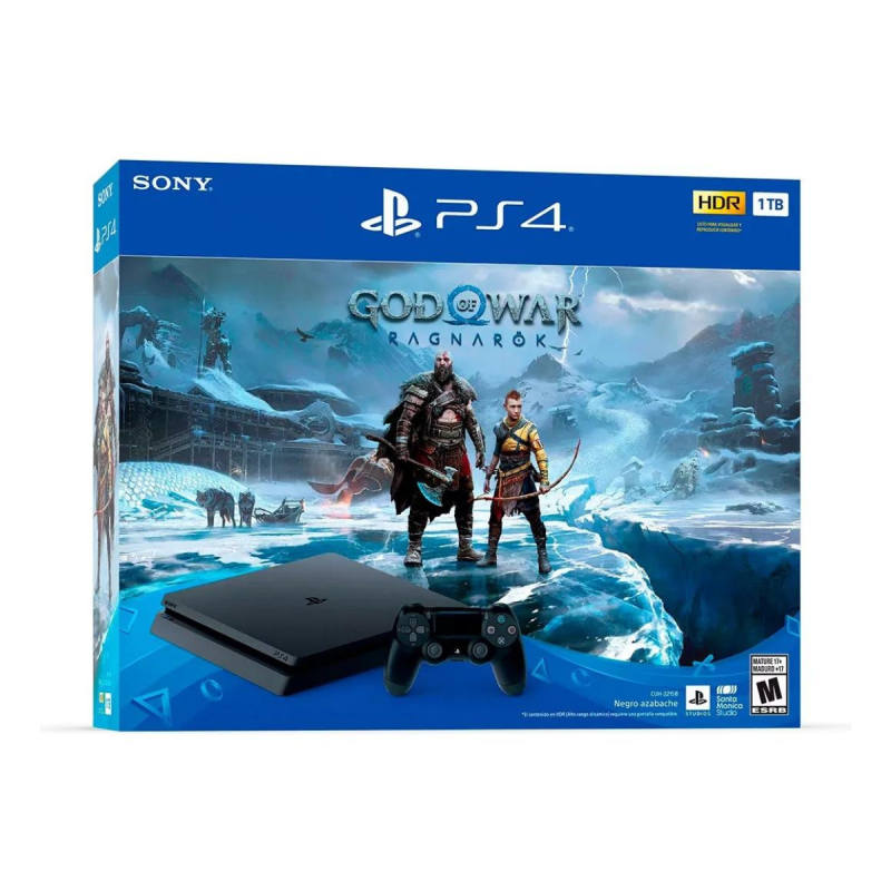 Consola Playstation Ps4 1tb God Of War Ragnarok Bundle