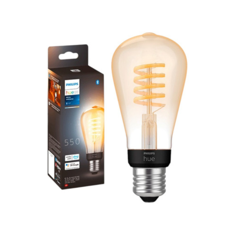 Lampara Filamento Philips Hue Edison 7w Fil St64 Eur E27