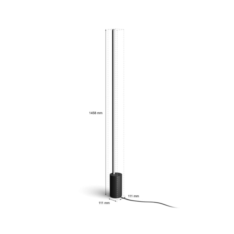 Lampara De Pie Inteligente Philips Hue Signe Rgb - Imagen 2
