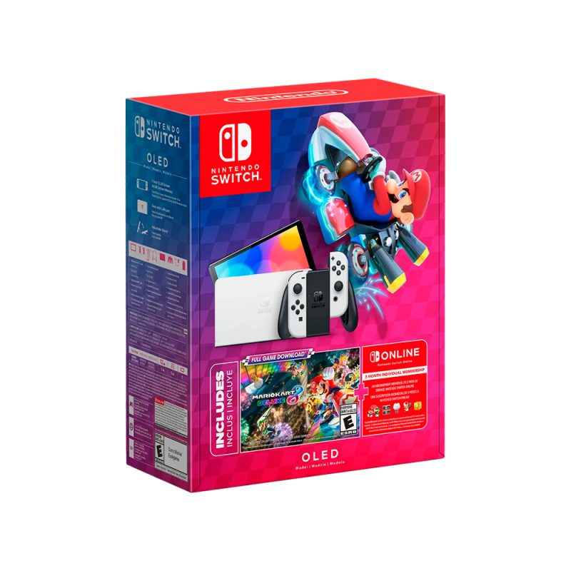 Nintendo-Switch-OLED-White-Mario-Kart-Deluxe-8-Bundle