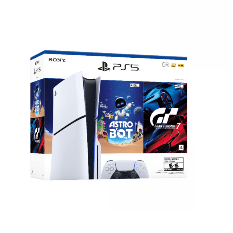 Consola Playstation 5 Slim Standard Bundle Astro Bot Y Gran Turismo 7 - Imagen 2